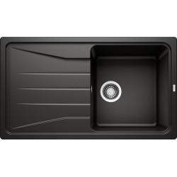 Blanco Sona 5 S Tezgah Üstü Her İki Yöne Kullanılabilir Siyah Granit Evye - 525972
