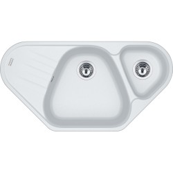 Franke Antea AZG 651-96 Bianco Köşe Granit Evye