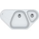 Franke Antea AZG 651-96 Bianco Köşe Granit Evye