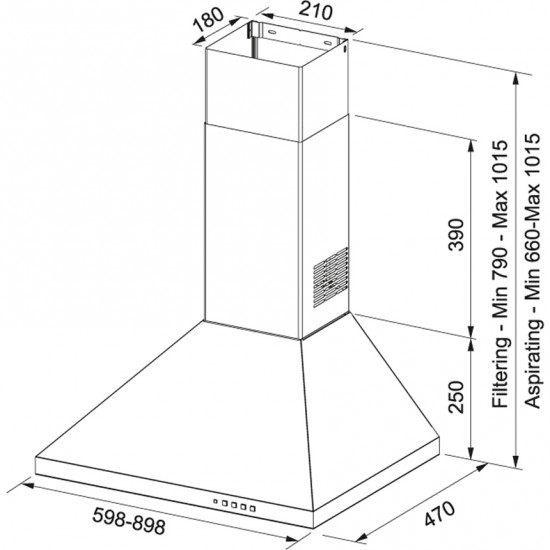 Franke Smart Linear 60 Cm İnox 4 LÜ Ankastre Set
