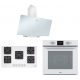 Franke Smart Linear 90 Cm Beyaz Cam Ankastre Set