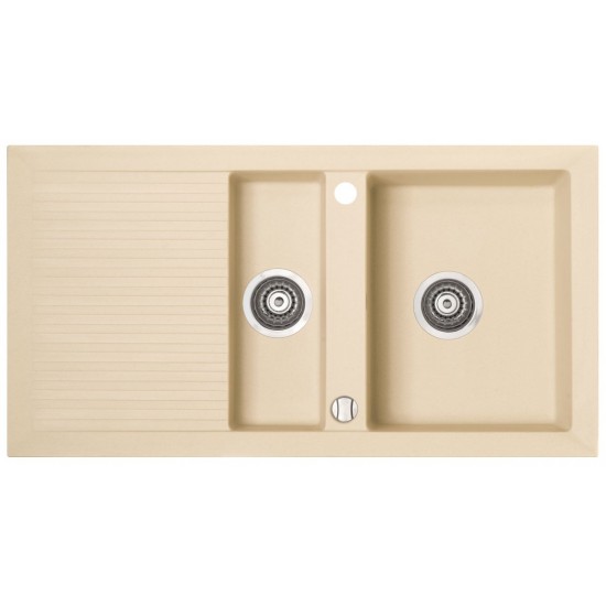 Marmorin Cire 940 Granit Evye 1,5 Gözlü Damlalıklı Tezgah Üstü