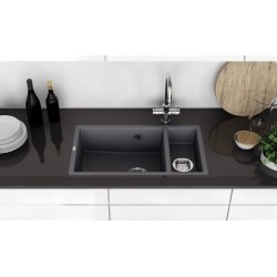 Marmorin Lando 720 Granit Evye 1,5 Gözlü Damlalıksız Tezgaha sıfır  