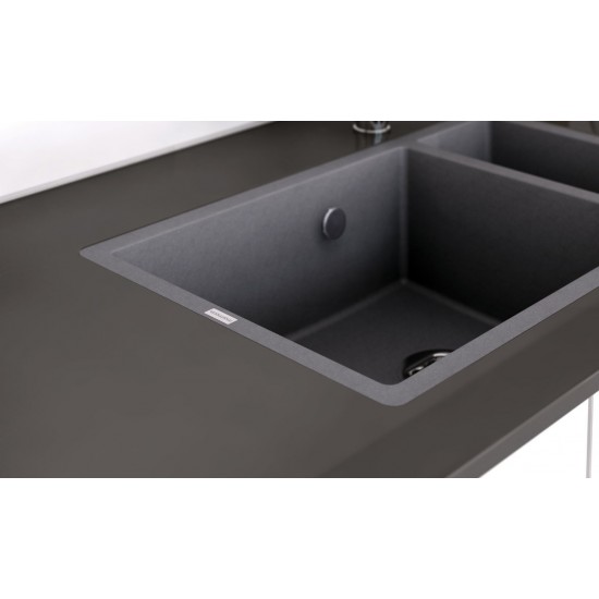 Marmorin Lando 720 Granit Evye 1,5 Gözlü Damlalıksız Tezgaha sıfır  