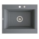Marmorin Voga II 620 Granit Evye 1 Gözlü Damlalıksız Tezgah Üstü Stone Grey