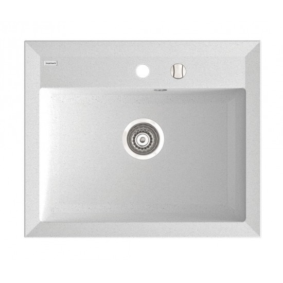 Marmorin İvo 600 Granit Evye 1 Gözlü Damlalıksız Tezgah Sıfır Siyah