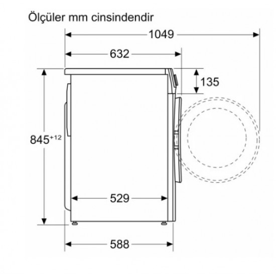 Siemens iQ300 Çamaşır Makinesi 10 kg 1400 dev./dak. - WG54A2Z0TR