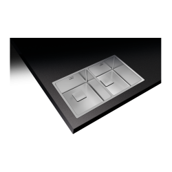 Teka FLEXLINEA RS15 2B 740  Tezgaha Sıfır/ Tezgah Altı/Tezgah Üstü  2 Gözlü  Paslanmaz Çelik Evye - 115030009