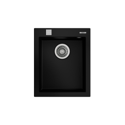 Teka FORSQUARE 34.40 TG Tezgah Üstü Siyah Granit Evye - 115230010