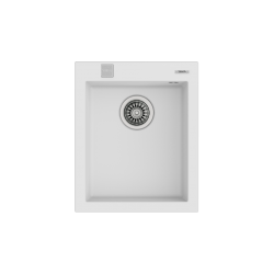 Teka FORSQUARE 34.40 TG Tezgahüstü Beyaz Granit Evye - 115230014