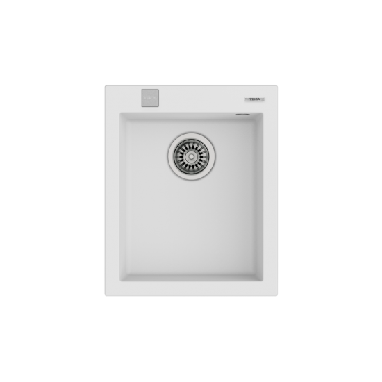 Teka FORSQUARE 34.40 TG Tezgahüstü Beyaz Granit Evye - 115230014