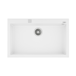 Teka FORSQUARE 72.40 TG Tezgah Üstü Beyaz Granit Evye - 115230004