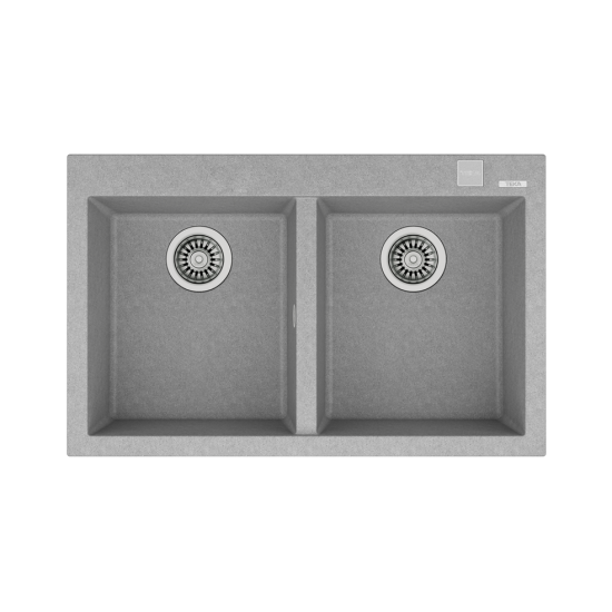 Teka FORSQUARE 790 TG Tezgah Üstü Stone Grey Granit Evye - 115260015