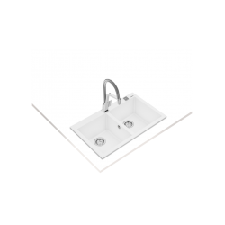 Teka FORSQUARE 790 TG Tezgah Üstü Artic White Granit Evye - 115260018