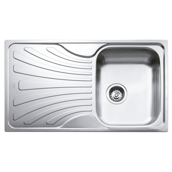 Teka Nerissa 50 B Sağ Damlalıklı Paslanmaz Çelik Eviye 86x50 - 40109218
