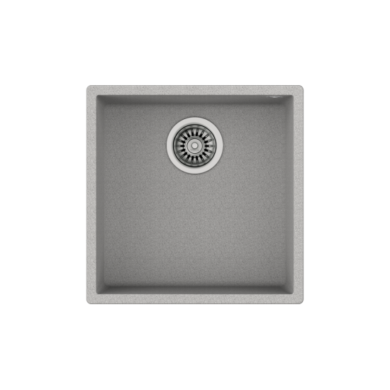 Teka SQUARE 40.40 TG Tek Hazneli Tezgah Altı Damlalıksız Stone Grey Granit Evye - 115230026