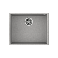 Teka SQUARE 50.40 TG Tek Hazneli Tezgah Altı Damlalıksız  Stone Grey Granit Evye - 115230021