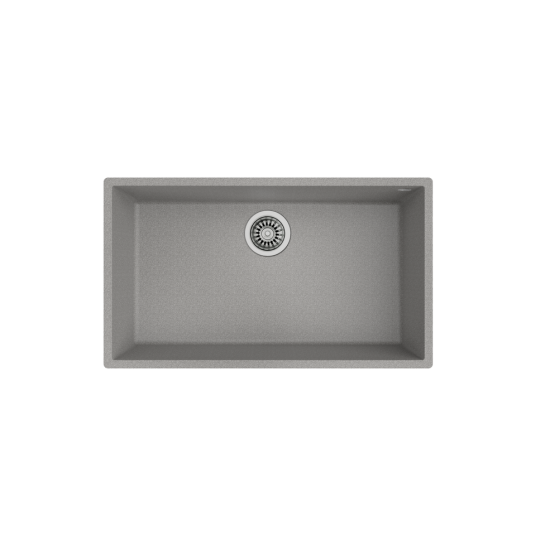 Teka SQUARE 72.40 TG Tek Hazneli Tezgahaltı Damlalıksız Granit Stone Grey Evye - 115230016