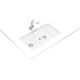 Teka SQUARE 760 TG 2 Gözlü  Tezgahaltı Damlalıksız Granit White / Beyaz Eviye - 115260028