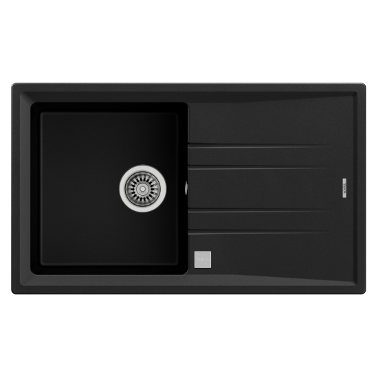 Teka STONE 50 B-TG Tek Hazneli Tek Damlalıklı Granit Carbon Evye - 115330015