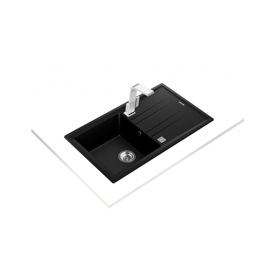 Teka STONE 50 B-TG Tek Hazneli Tek Damlalıklı Granit Carbon Evye - 115330015