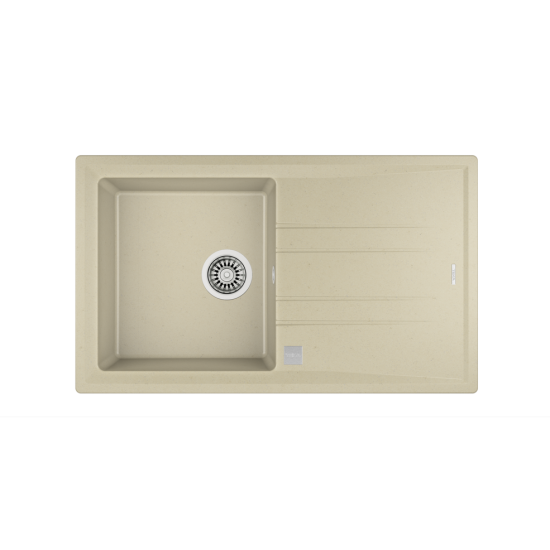 Teka STONE 50 B-TG Tek Hazneli Tek Damlalıklı Granit  Topasbeige Evye - 115330018