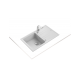 Teka STONE 50 B-TG Tek Hazneli Tek Damlalıklı Granit  White / Beyaz Evye - 115330019