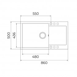 Teka Clivo 60 B-TQ 1B 1D Tezgah Üstü Evye - 115350005